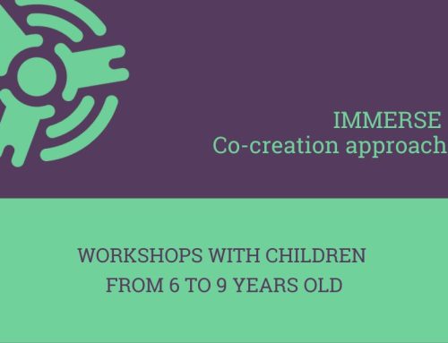 Enfoque de co-creación de IMMERSE: talleres con niños de 6 a 9 años