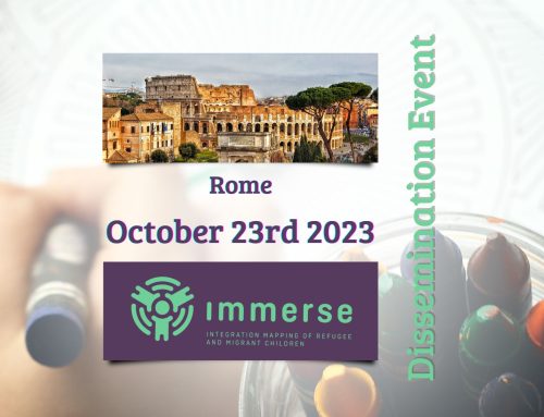 The challenges of minors inclusion in Italy will be presented at our upcoming IMMERSE event in Rome